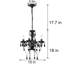 Lustre empire 4 lumières de style bougie Jenifry-682292172-682292171