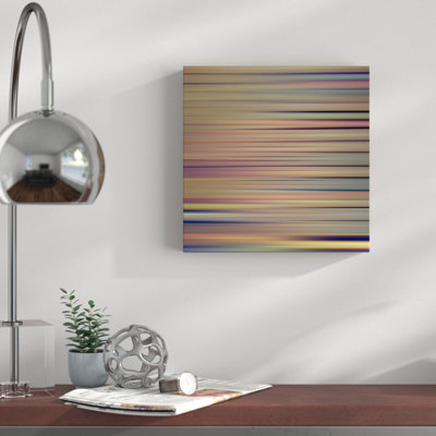 « blur stripes viii », impression sur toile