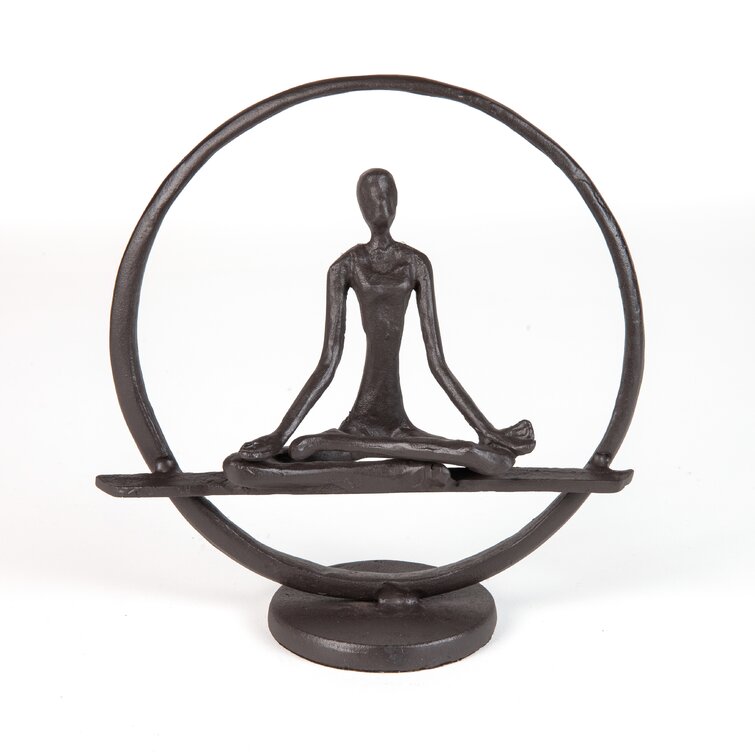 Yoga pose sculptures - Yoga art pose pause and make life better