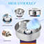 Machine à barbe à papa électrique commerciale, machine à barbe à papa 1030W, avec cuve en acier inoxydable et pelle à sucre, machine à barbe à papa-111612985