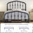 Twin Bed Frames Metal Platform Bed With Victorian Style Wrought Iron Headboard And Footboard/Easy Assembly/No Box Spring Needed/Black Twin Bed