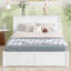 Lit plateforme avec rangement et tablettes gigognes-217835080