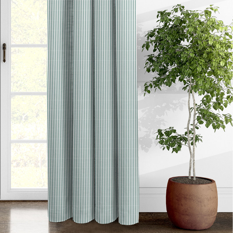 Jaxon Stripe, 50" W x 108" L, Evergreen