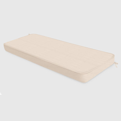 1'' H Customizable Bench Cushion For Indoor/Outdoor Furniture/Chair/Window Seat, Premium 75D High-Resilience Foam