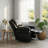  39" Luxe Comfort Manual Recliner with Nailhead Trim, Black-116842810