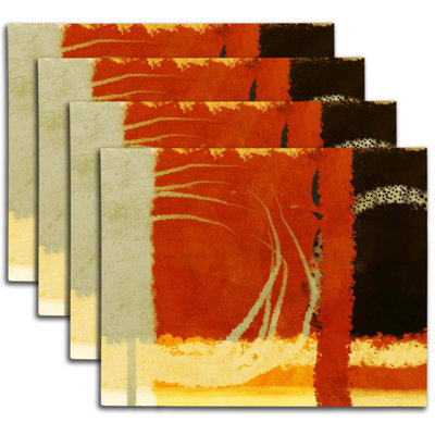 Napperon abstrait en polyester
