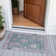 Machine Washable Indoor/Outdoor Xhevrie Green Rug