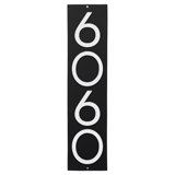 Floating Modern 3" Number Vertical Address Plaque (4 Digits)