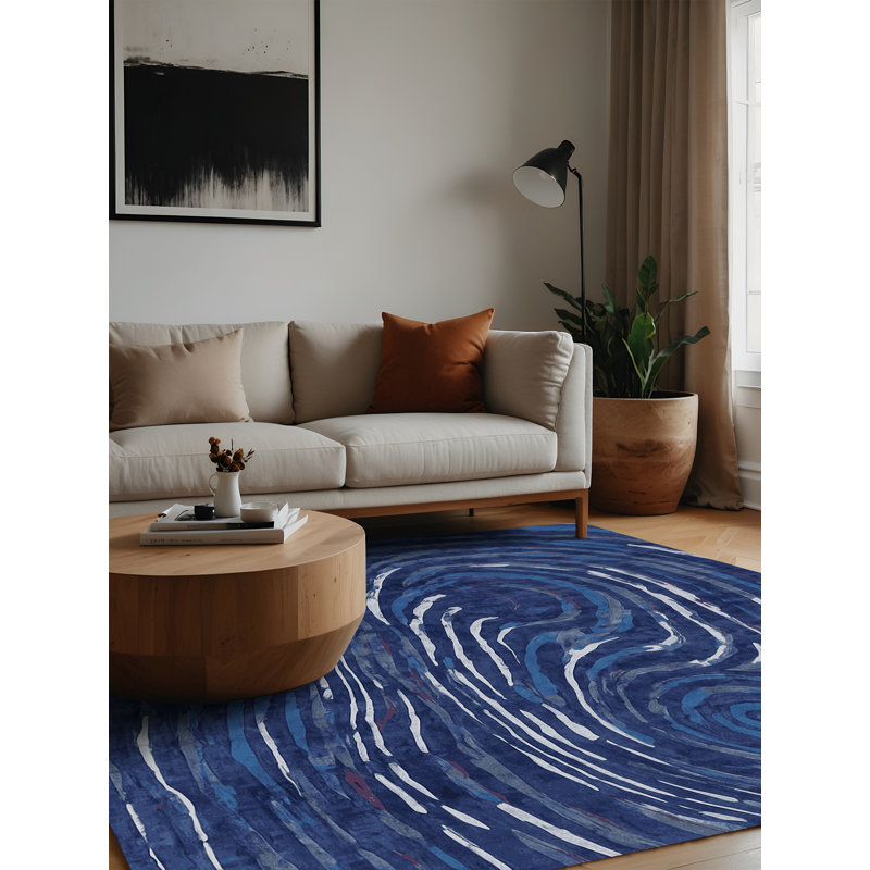 Machine Washable Gray Area Rug, Square 4'