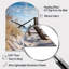 Tranquility Path To Dune Beach III - horloge murale asymétrique en métal sable plage-104240658