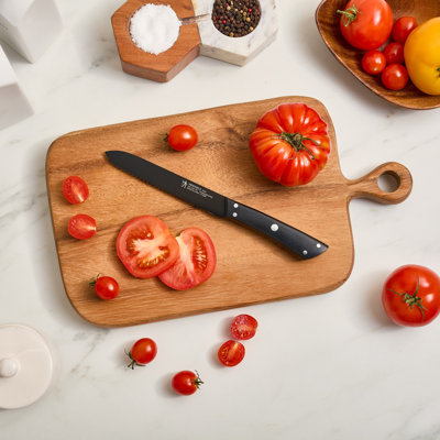 Henckels Noir 5-Inch Serrated Utility Knife