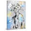 " White Floral Crown " by Parvez Taj Painting Print-156474737