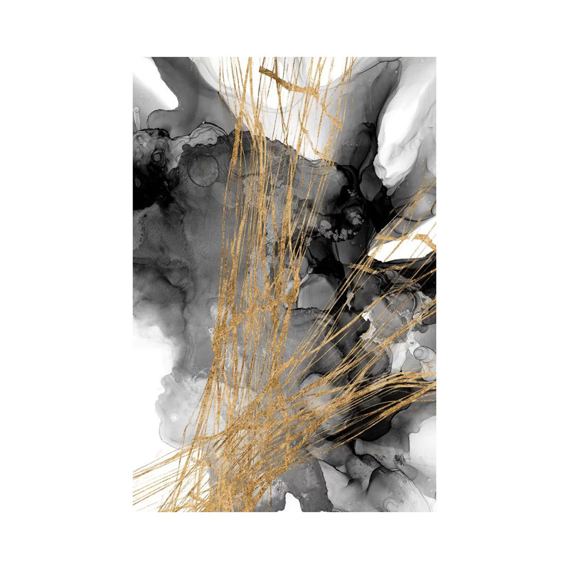 Sangle «I» par Jennifer Goldberger - reproduction, Toile tendue, H 48 po x l 32 po x P 1,5 po