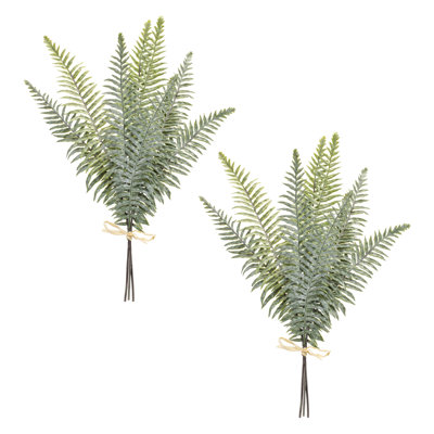 Ensemble de 2 feuilles de fougère