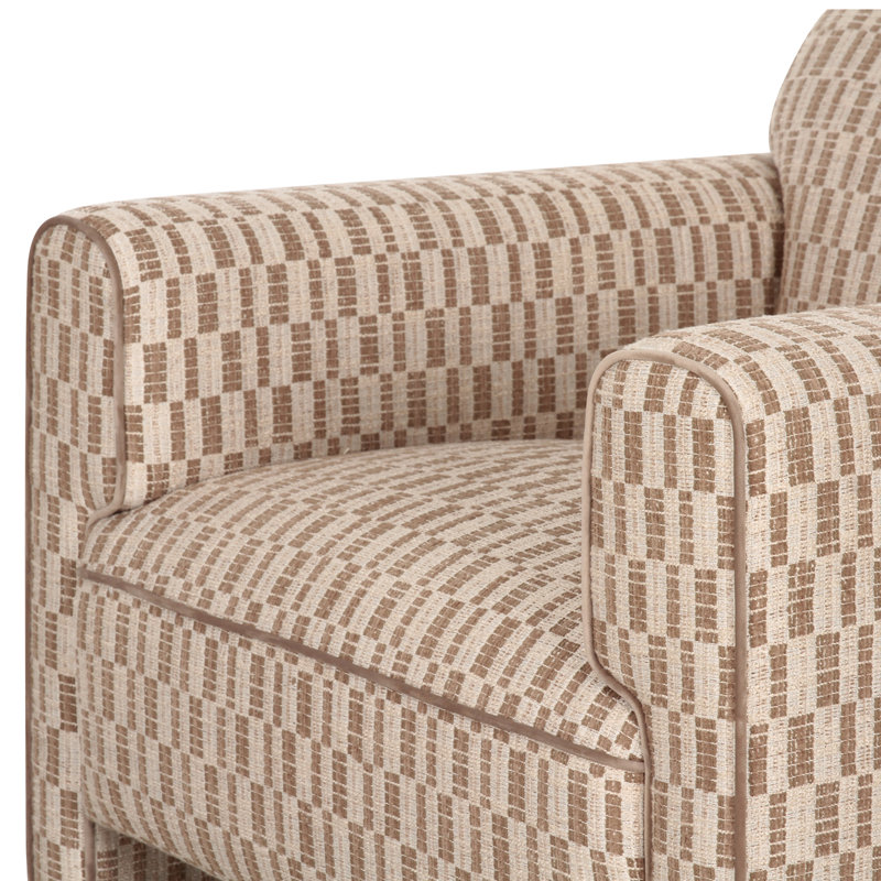 Leo Armchair, Abstract, Taupe