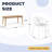 Modern 7-Piece Outdoor Dining Set - Extendable Acacia Table & Weather-Resistant Stackable Chairs-1078901556