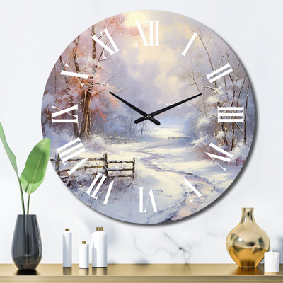 Horloge murale Winter