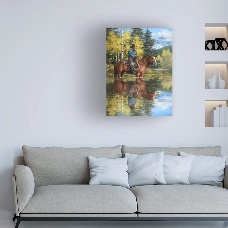 Modern & Contemporary Painting Print, 47" H x 35" W x 2" D
