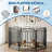 32" Metal Dog Playpen Lockable Door, Foldable Pet Fence for Indoor & Outdoor Use, Black, 8-Panel