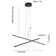 Maritza 3-Light LED Modern Chandelier Line Pendant Light Remote Dimmable