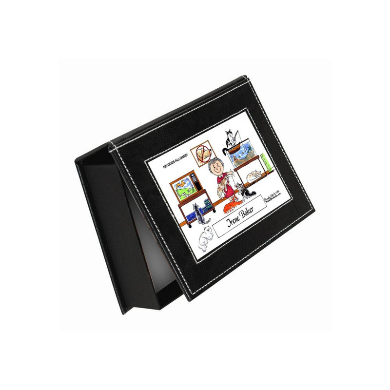 Faux Leather Memory Box