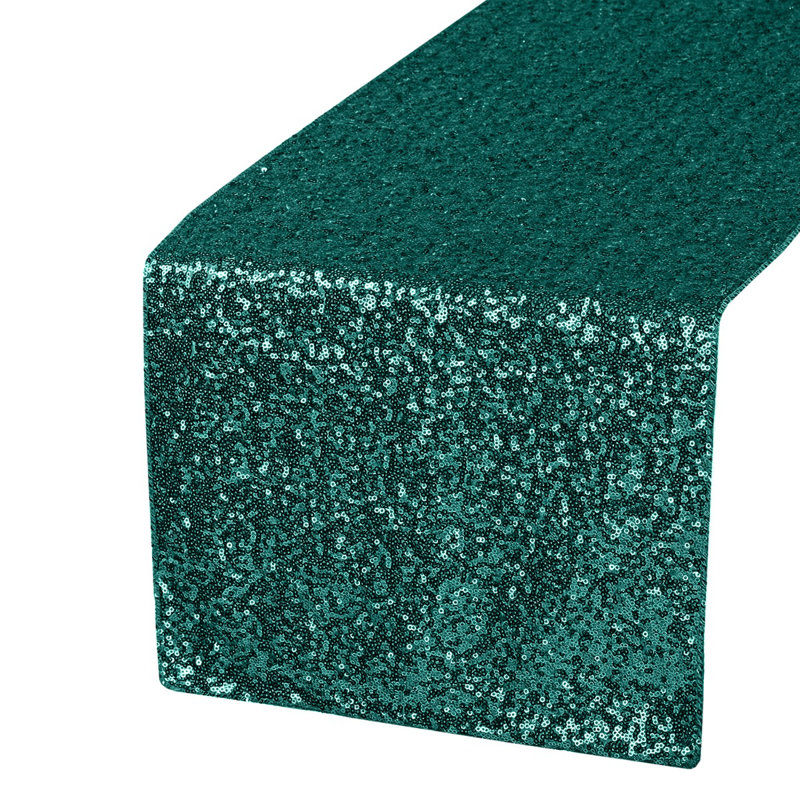 Allen Table Runner, Emerald Green
