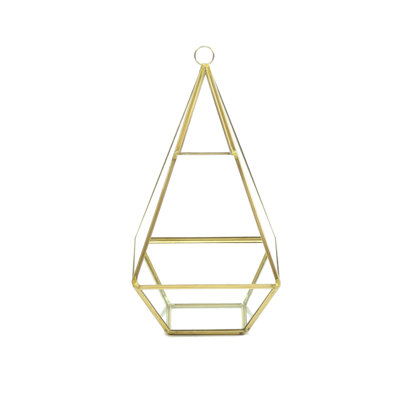 Terrarium en verre à pyramide mince RAF