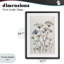 Neutre Jardin Azul, reproduction sous verre encadrée, design par Patricia Pinto-802433983-802433969