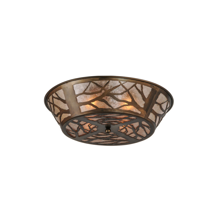 Rustic Lodge 4 - Light Flush Mount