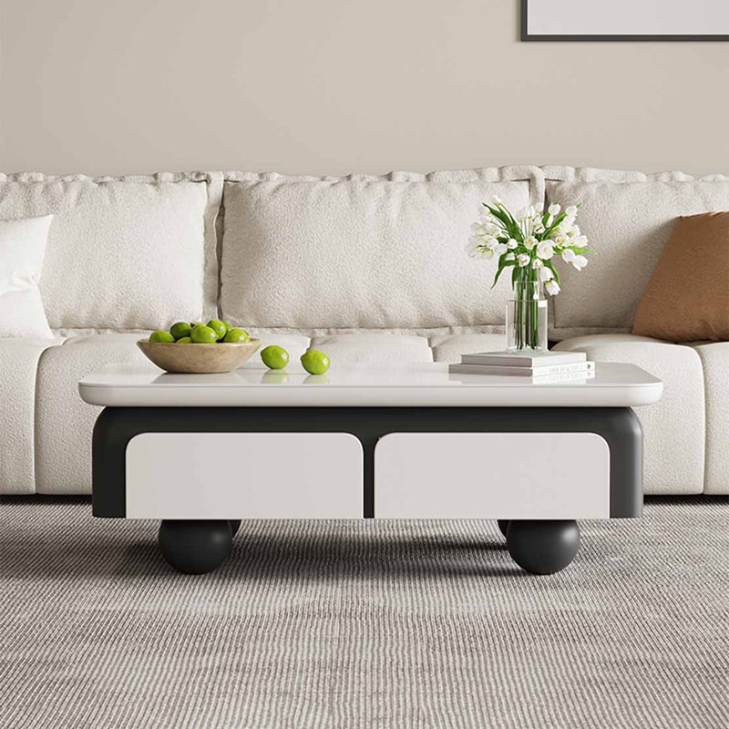 French rectangular rock table
