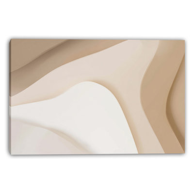 «Soft Horizon Flow», art mural sur toile tendue