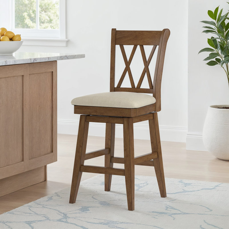 Fortville Counter Stool, Oak, Counter Stool (25.78” Seat Height)