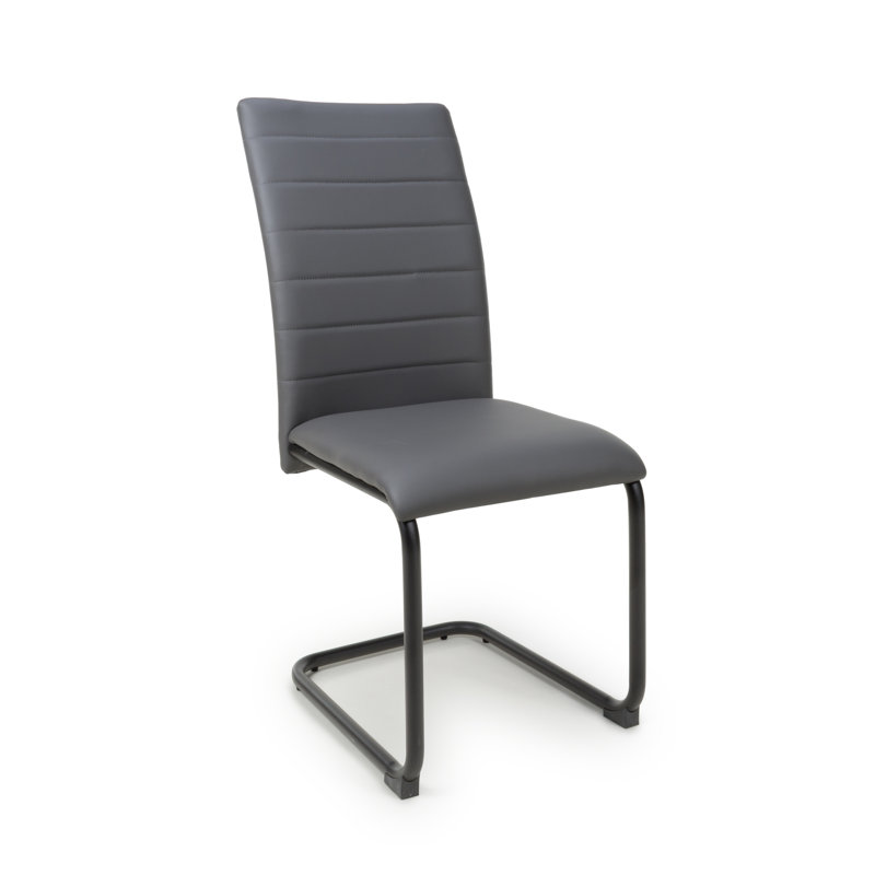 Cotney 47cm H Upholstered Side Chair, Grey