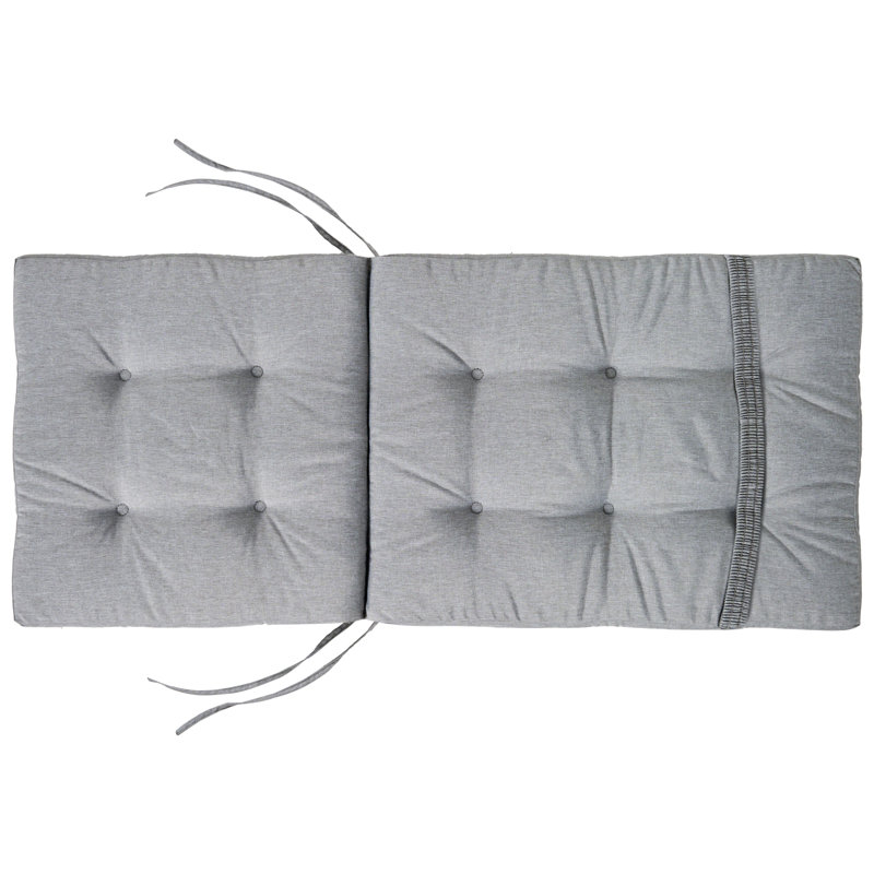 Set of 2 Back/Seat Cushions MAUI PREMIUM, Grey