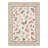 Adonis Seraph Floral Machine Washable Beige / Green / Pink Indoor Area Rug with Non-Slip Backing-1539988602