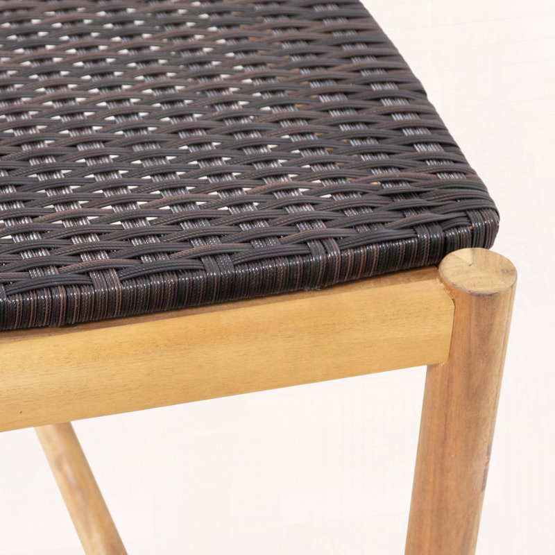 Cambria 3 Seater Bench, Black