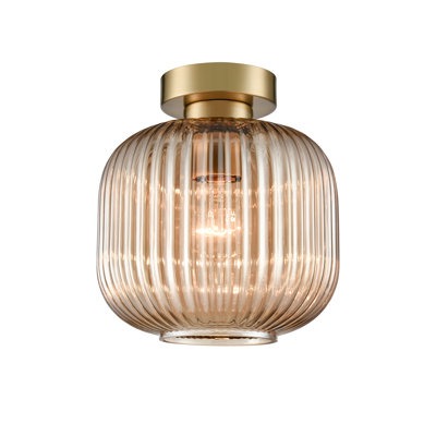 Alixia Glass Flush Mount