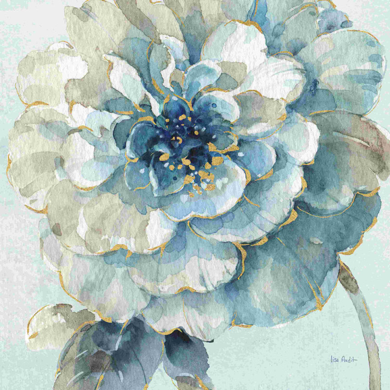 Indigold VII bleu clair, H 36 po x l 36 po
