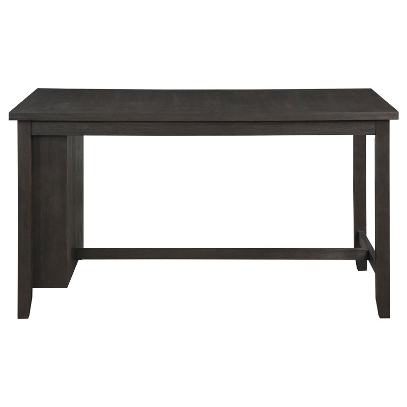 Geralt 66-inch Counter Height Dining Table Dark Grey