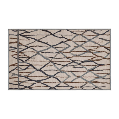 Machine Washable Gray Area Rug