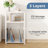 Industrial 3 Tier Record Player Stand, Vinyl Record Storage Cabinet for 100 Albums, Record Storage Table for Living Room, Bedroom, Office-497923784