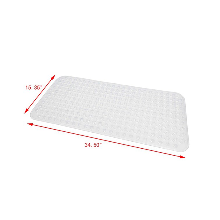 Bath, Shower, Tub Mat, 32 x 16, Machine Washable, Antibacterial, Bpa,  Latex, Phthalate Free