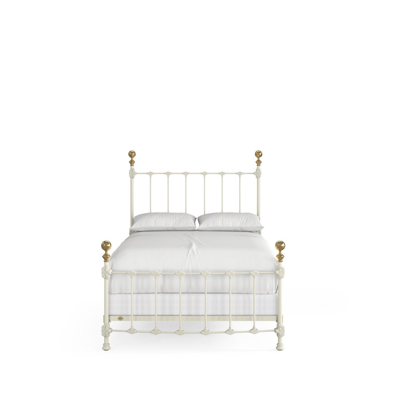 151 Palatial Bed | Complete Standard, Full, Gunmetal/Antique Gold