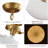 1 - Light Dimmable Glass Pendant Light