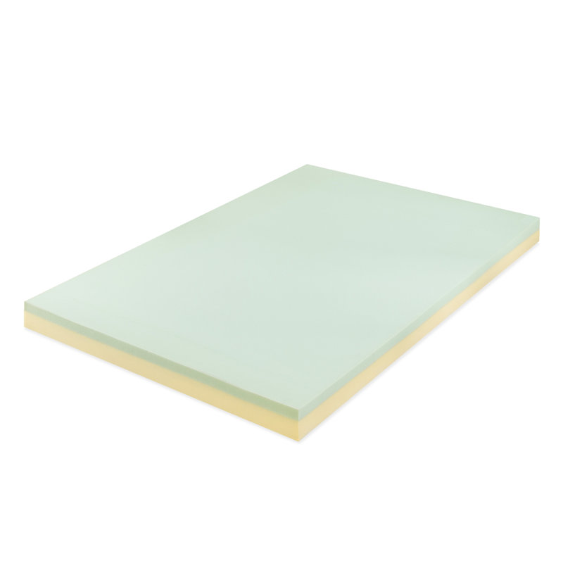 Surmatelas en mousse à mémoire de forme infusée de thé vert Zinus, Très grand, 4"