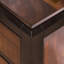 Table de chevet Acacia noyer 1pc seulement
