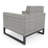 Sameko 2Pc Sunbrella Outdoor Club Chairs-100524678-100524669
