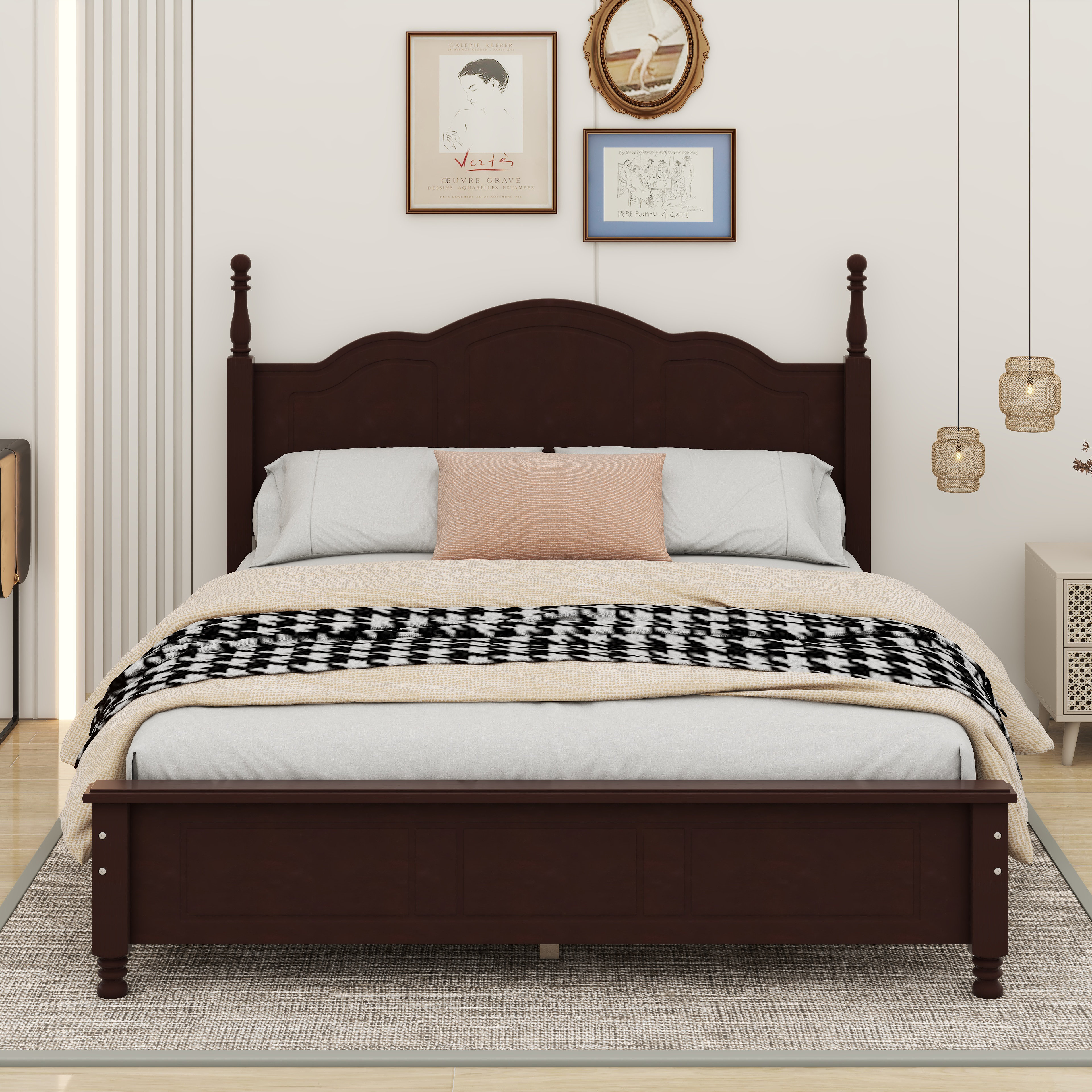 Alcott Hill® Chellapah Wood Platform Bed Frame | Wayfair