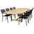 Codi 9 Piece Teak Dining Set