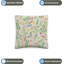 Indoor / Outdoor Floral Green Square Throw Pillow Cover-624759882